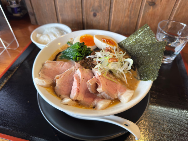 「鹿肉の汁なしタンタンメン」@麺創 なな家の写真