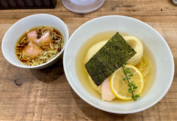 「昆布水つけ麺 醤油 大盛」@3931WORKS.の写真
