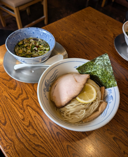 「昆布水のつけそば」@中華そば 一楽の写真