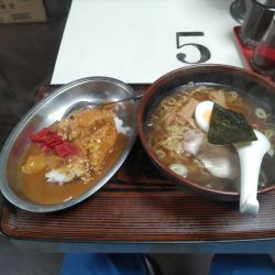 ラーメンセット(醤油)　カレー小