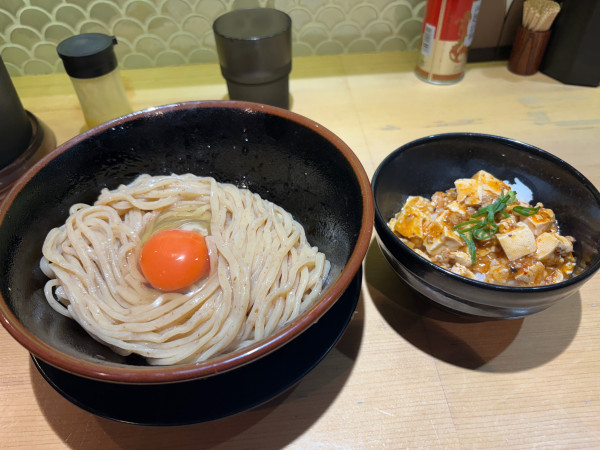「冷塩麹　麻婆ミニ丼セット　1230円」@中華そば 丸子亭の写真