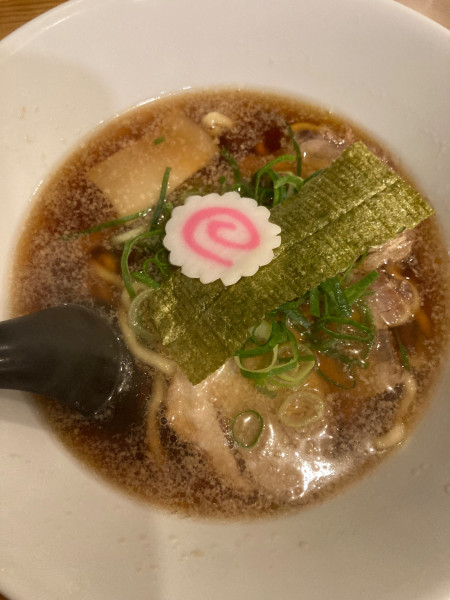 「中華そばとミニキムチチャーシュー丼セット¥1,000」@中華そば 松の写真