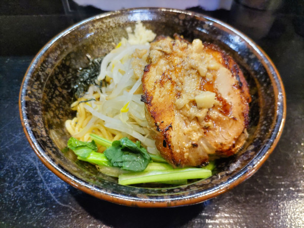 「まぜそば大盛 850円」@まぜそば専門店 天元突破 西新店の写真