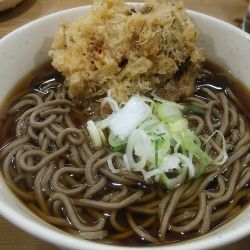 そば 380円＋ごぼう天 120円