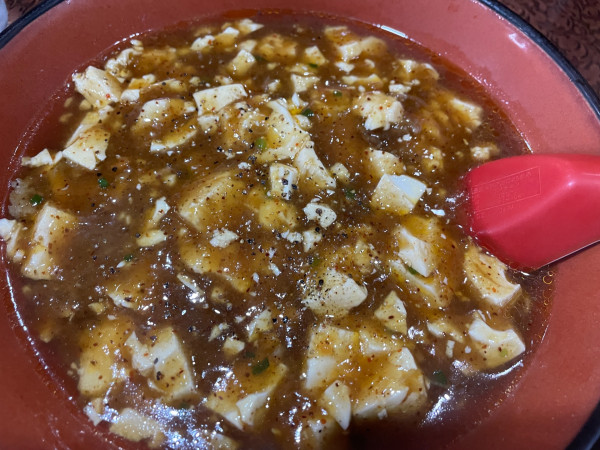 「マーボらーめん：800円」@味味の写真