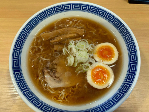 「中華そば＋味玉 800円＋120円＝920円」@豆天狗 下呂温泉店の写真