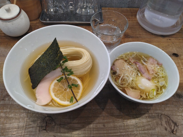 「味玉昆布水つけめん塩(大)¥1290-」@3931WORKS.の写真