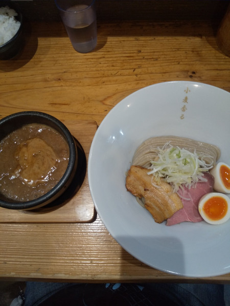 「味玉のせ　濃厚つけ麺」@麦の道 すぐれの写真