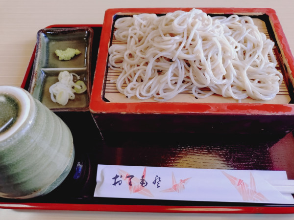 「もり　５５０円」@追分そば 根戸屋の写真