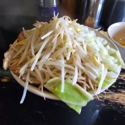 醤油Ⅱ型 豚増し×5 たまねぎ 生たまご