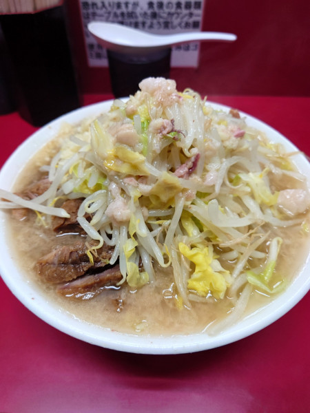 「大豚ダブル  全マシ」@ラーメン二郎 京急川崎店の写真