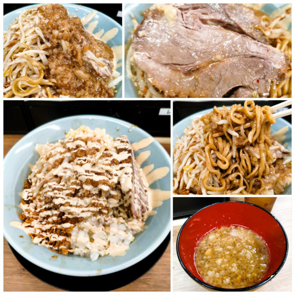 「汁なし(小)＋ガリマヨ＝1200円」@俺の生きる道 入谷店の写真