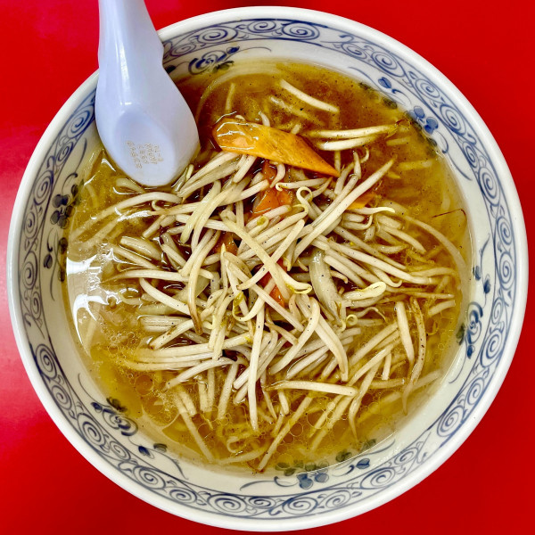 「もやしそば ＋ 元祖焼餃子」@大阪王将 武蔵野緑町栄楽店の写真