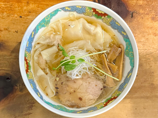 「★雲呑入り塩ソバ🍜¥1,250」@ラーメン専門店 なんぞの写真