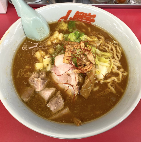 「【期間限定】特製カレーとんこつラーメン 950円」@ラーメン山岡家 太田店の写真