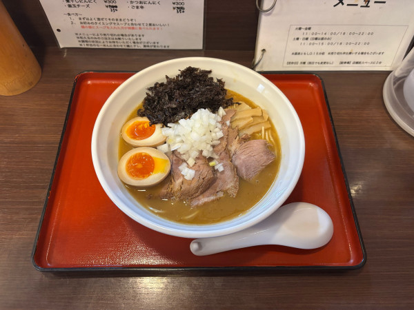 「濃厚煮干し麺」@麺屋むどうの写真