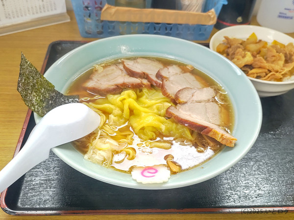 「ワンタンメン大盛り（＋チャーシュー）」@ラーメン一心の写真