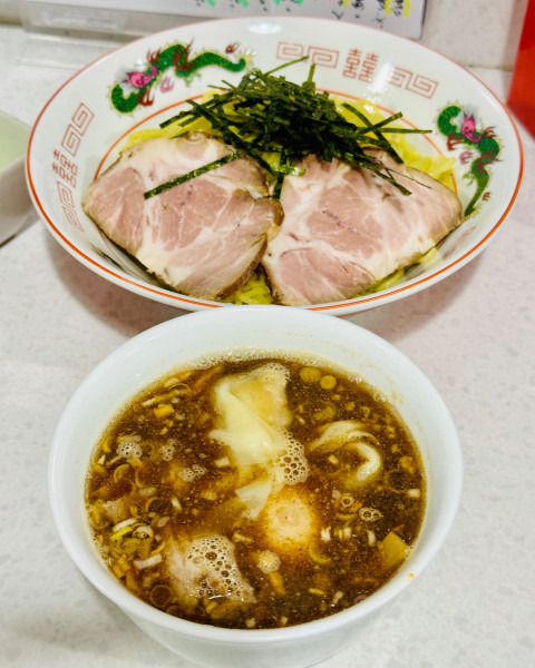 「【限定】特製サバブラックつけ麺(大)【2050円】」@ラーメン星印の写真