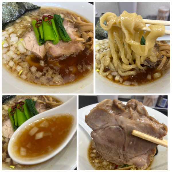 「【10食限定】牛脂醤油ラーメン 1200円」@自家製手打ち麺 禿の写真