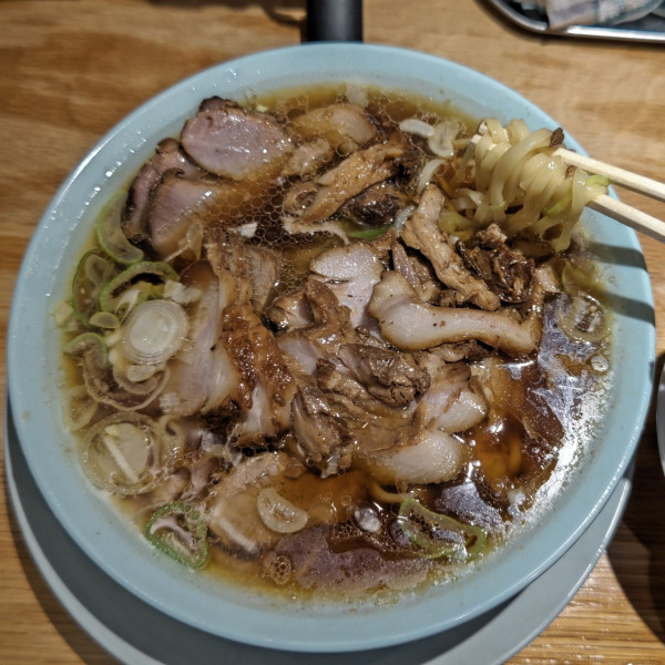 「チャーシュー麺(1250円)、白飯(150円)」@ひろちゃんラーメン!の写真