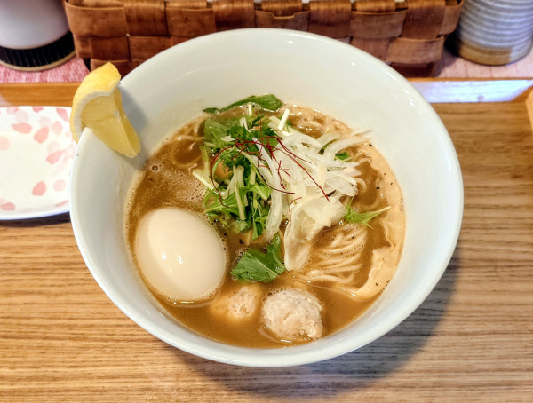 「特製鶏白湯そば」@中華蕎麦 はざまの写真