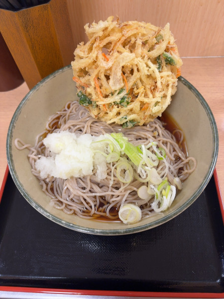 「冷かき揚げそば」@名代 箱根そば 代々木上原店の写真