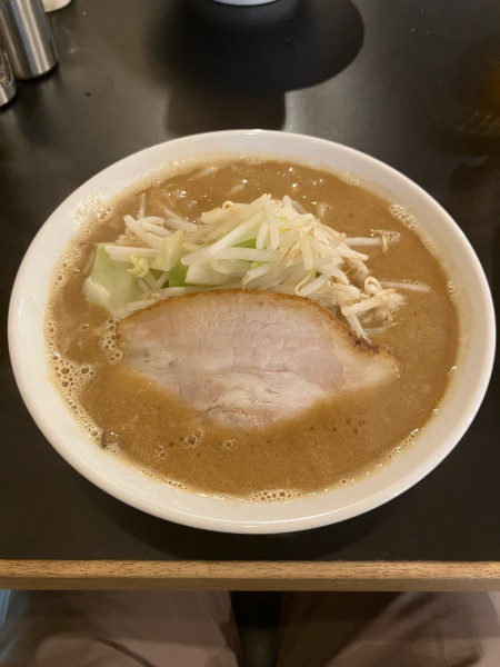 「みそらーめん(麺固め)+ごはん」@ぼくのみそらーめんの写真
