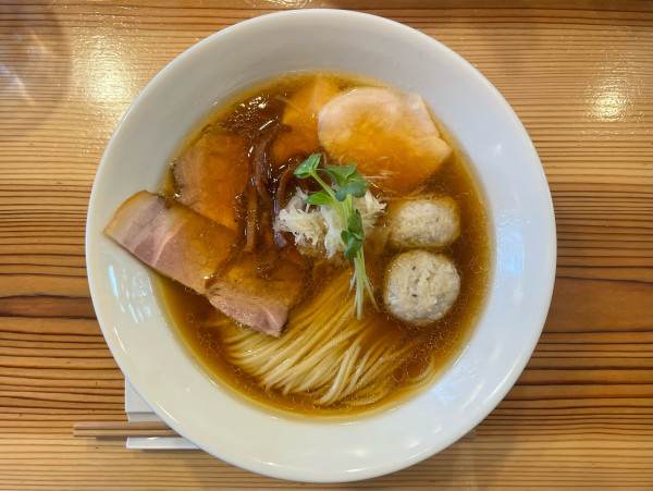 「特製裏醤油そば」@塩そば時空の写真