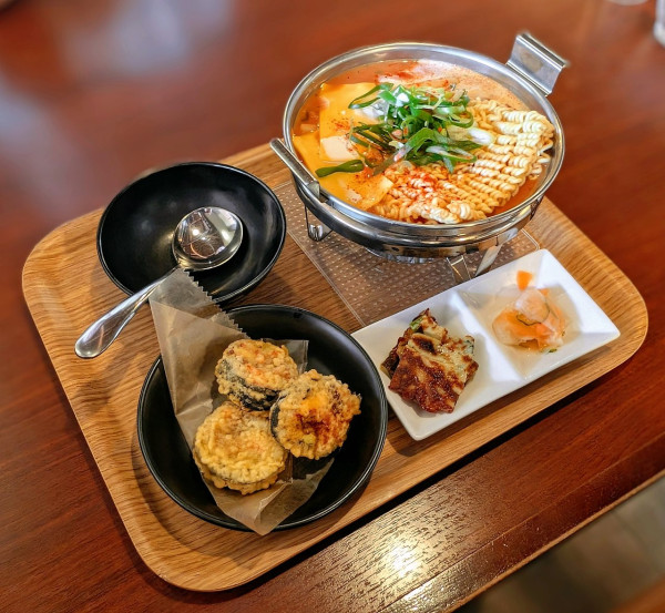 「ロゼトッポッキセット」@MOON-GA CAFEの写真