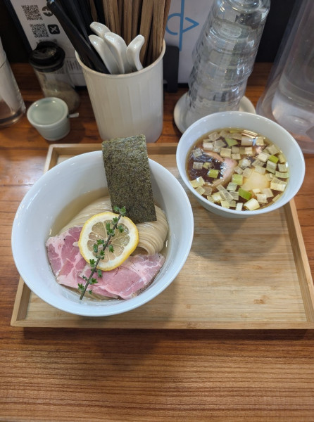 「昆布水つけめん 醤油」@アメノオトの写真