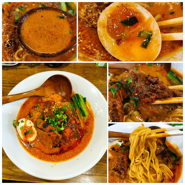 「牛バラ担々麺＆小麻婆豆腐セット　1550円」@喜界島坦坦麺の写真