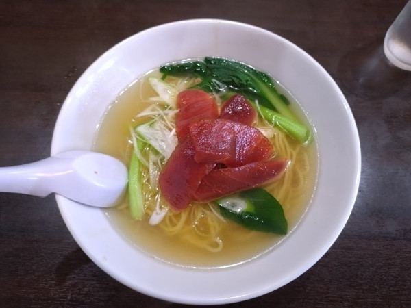 「鮪ラーメン1,100円」@牡丹の写真