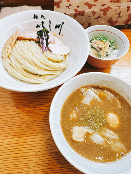「特製国産鰻つけ麺」@麺処 いし川の写真