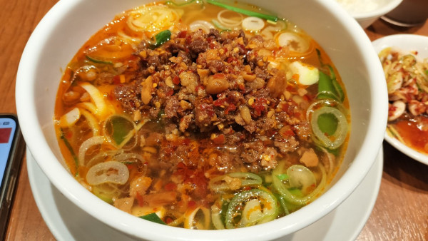 「台湾ラーメン(醤油)　コブクロランチセット900円」@郭 政良 味仙 東京ニュー新橋ビル店の写真