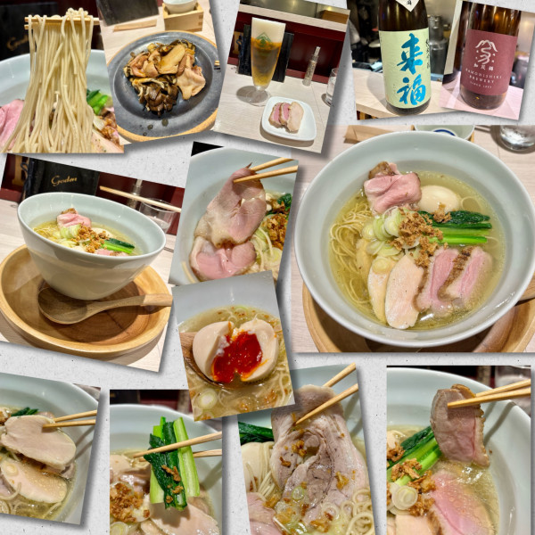 「🍺🍶黒舞茸と松阪ﾎﾟｰｸのｴｼﾚﾊﾞﾀｰ➡特製塩らーめん」@柳麺 呉田-goden-の写真