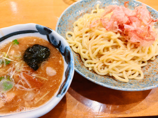 「梅かつおつけ麺（並）」@清麺 常藤の写真