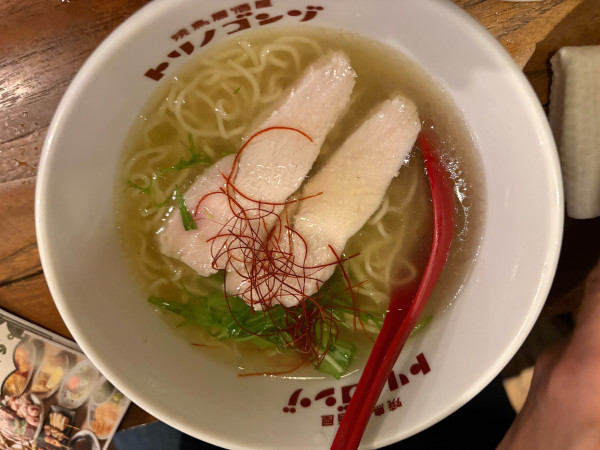 「〆の鶏塩ラーメン（769円）」@鶏のごんぞの写真