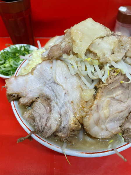 「ラーメン 並 ゼンマシ 九条ネギ」@ラーメン二郎 京都店の写真