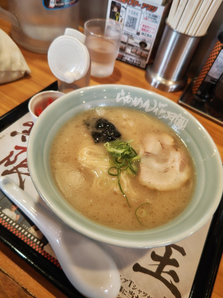 「博多ラーメン健太(無限替玉付き)(1,310円)」@らあめん花月嵐 羽村店の写真