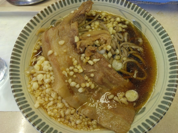 「肉そば550円」@豊しま 飯田橋店の写真