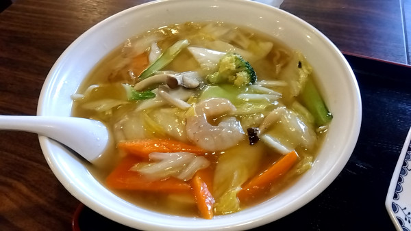 「エビタンメン（満腹セット９８０円）」@本格中華   北野食堂の写真