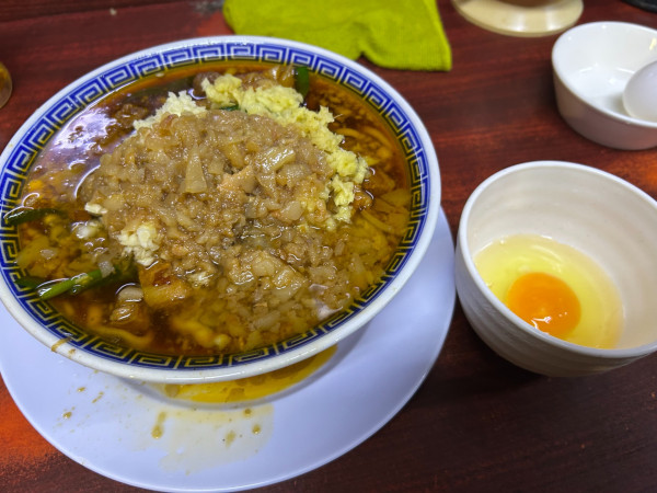 「スタ王SOBA950円＋生玉子70円」@スタミナ王りゅう鬼の写真