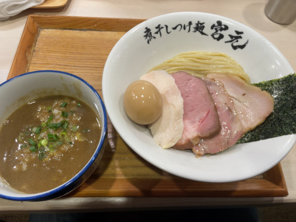 「特製極濃 煮干しつけ麺1530円」@煮干しつけ麺 宮元の写真