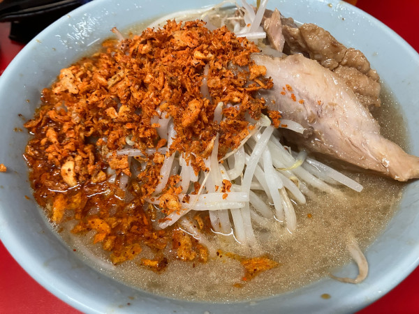 「ラーメン小、カラネギ」@ラーメン二郎 新宿歌舞伎町店の写真