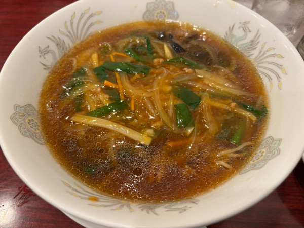 「ニラそば(半盛)」@中華飯店 一番の写真