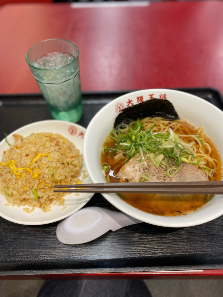 「半チャンセット」@大阪王将 福山駅店の写真