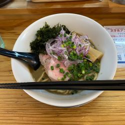 ニボシ鶏白湯大盛