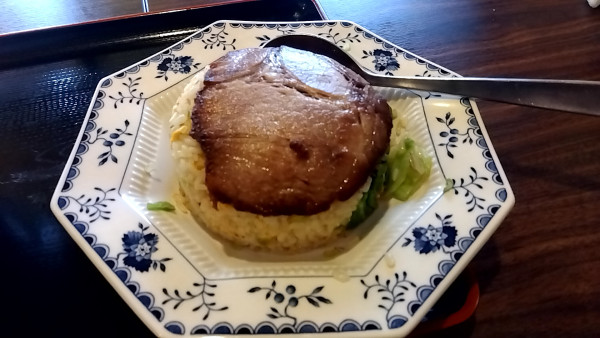 「半チャーシュー炒飯（満腹セット）」@本格中華   北野食堂の写真