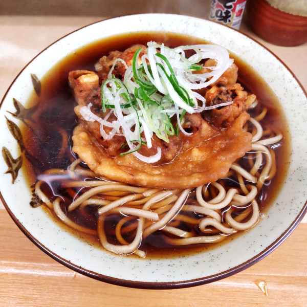 「いかげそ天（￥700）」@六文そば 中延店の写真