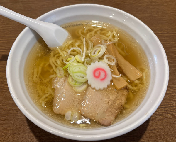 「白醤油中華そば」@喜多方ラーメン専門店 喜鈴の写真